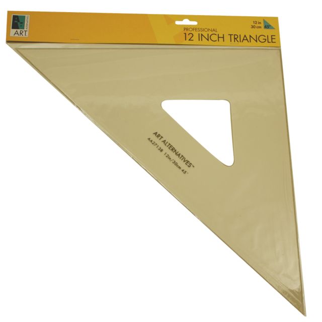 Triangle 12In 45 Degree Inking Edge