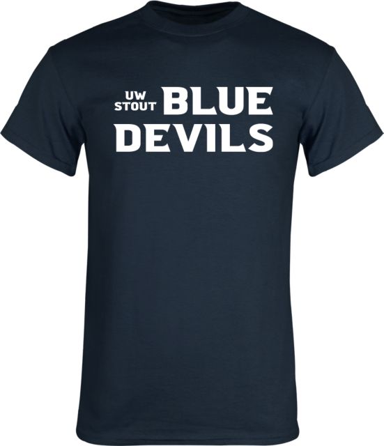 UW Stout T Shirt Devils Stacked - ONLINE ONLY