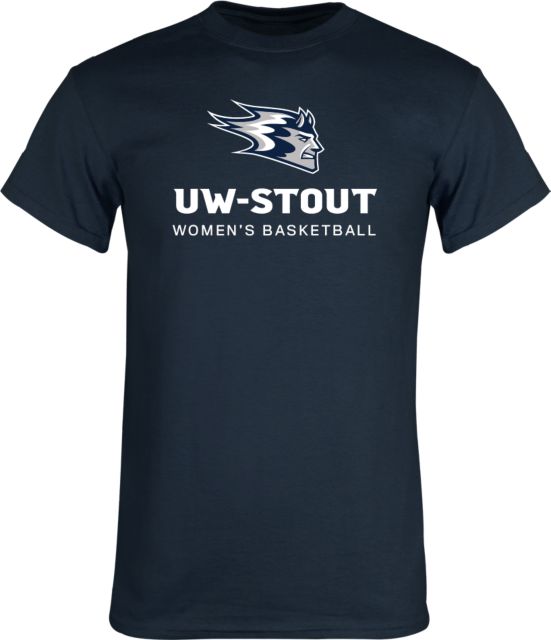 UW Stout T Shirt Womens Basketball - ONLINE ONLY