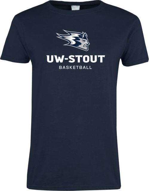UW Stout Ladies T Shirt Basketball - ONLINE ONLY