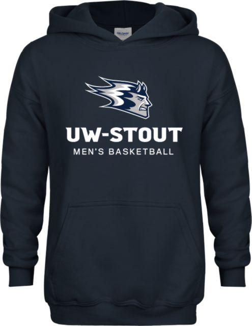 UW Stout Youth Fleece Hoodie Mens Basketball - ONLINE ONLY
