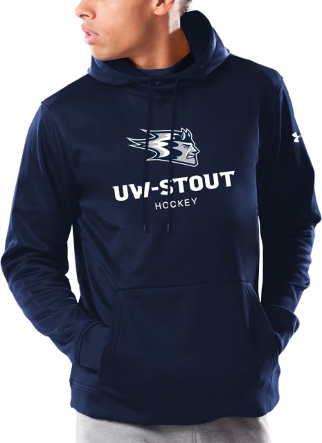 UW Stout Under Armour Armour Fleece Hoodie Hockey - ONLINE ONLY
