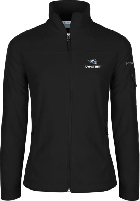 UW Stout Columbia Ladies Full Zip Fleece Jacket Blaze UW-Stout Lock Up - ONLINE ONLY