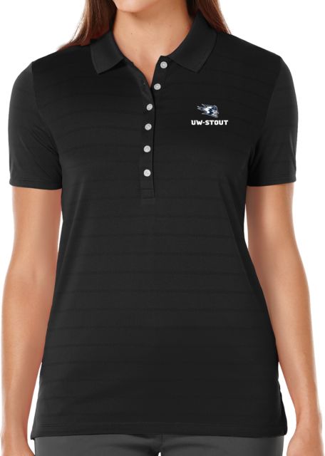 UW Stout Ladies Callaway Opti Vent Polo Blaze UW-Stout Lock Up - ONLINE ONLY
